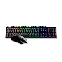 KIT ANTRYX GAMING TECLADO MECANICO + MOUSE GC-3100 BLACK RED SWITCH